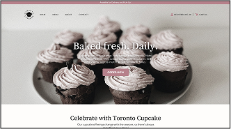 Toronto Cupcake Website Redesign